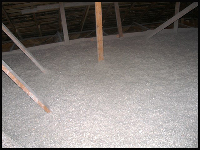 TAP blown in insulation after