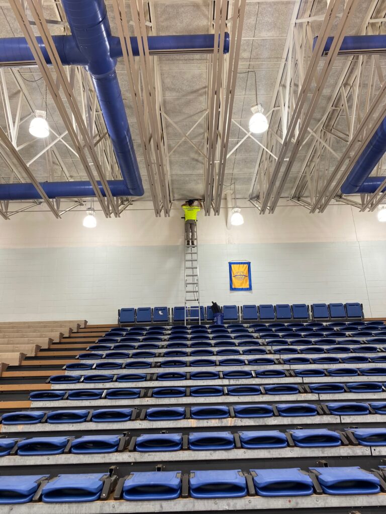 bat removal from school gym