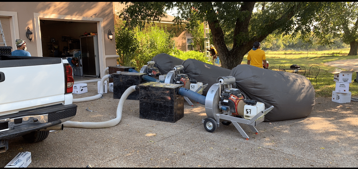 attic insulation replacement after animals in attic