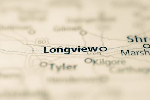 map showing eastern texas