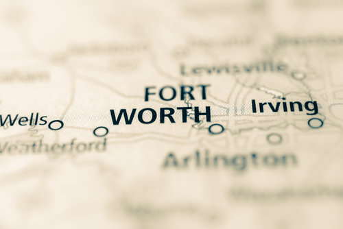 map showing forth worth