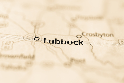 map showing lubbock